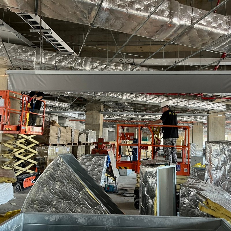 電動防煙垂壁,防煙垂壁,布幕式防煙垂壁,捲簾式防煙垂壁,防煙捲簾