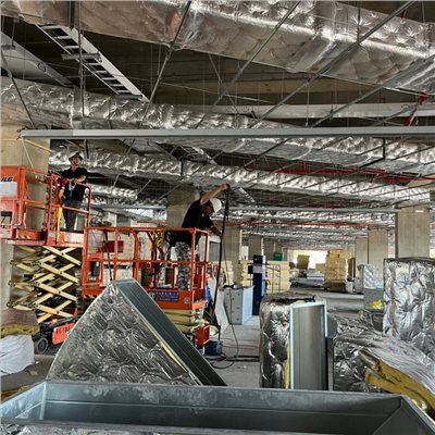 電動捲簾式防煙垂壁【連工帶料】